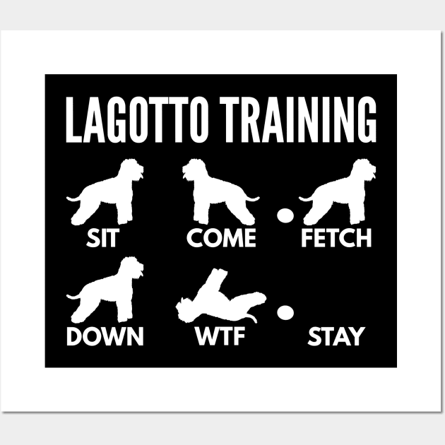 Lagotto Training Lagotto Romagnolo Tricks Wall Art by DoggyStyles